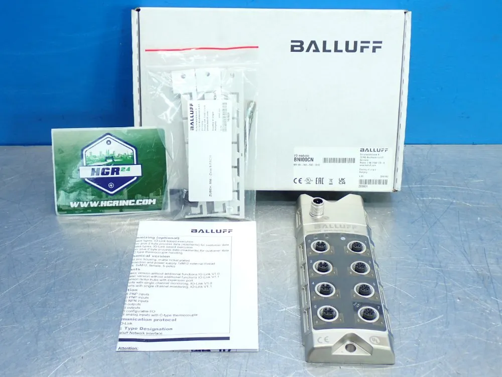 Balluff Io-link Sensor Actuator Hub - Bni00cn