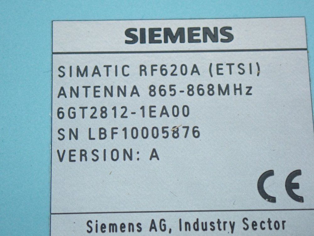 Siemens Simatic Rf600 Antenna - 6gt2812-1ea00