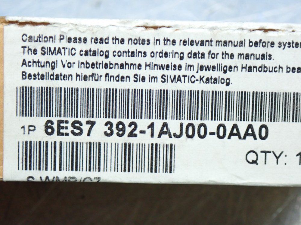 Siemens 20 Pole Simatic S7-300 Front Connector, 3pcs - 6es7392-1aj00-0aa0