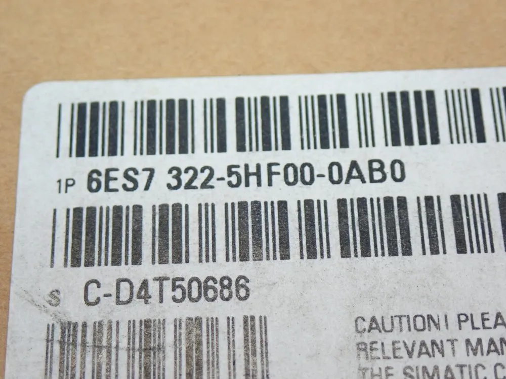 Siemens Simatic S7-300 Series Relay Output Module Sm322 - 6es7322-5hf00-0ab0