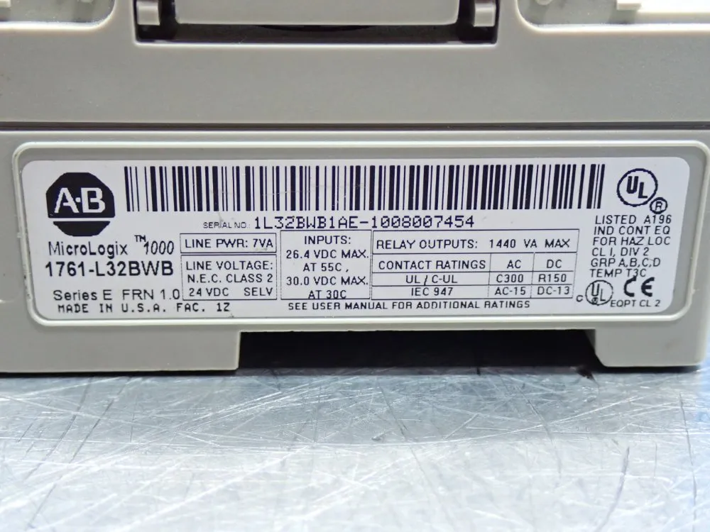Allen Bradley Micrologix 1000 I/o Module - 1761-l32bwb