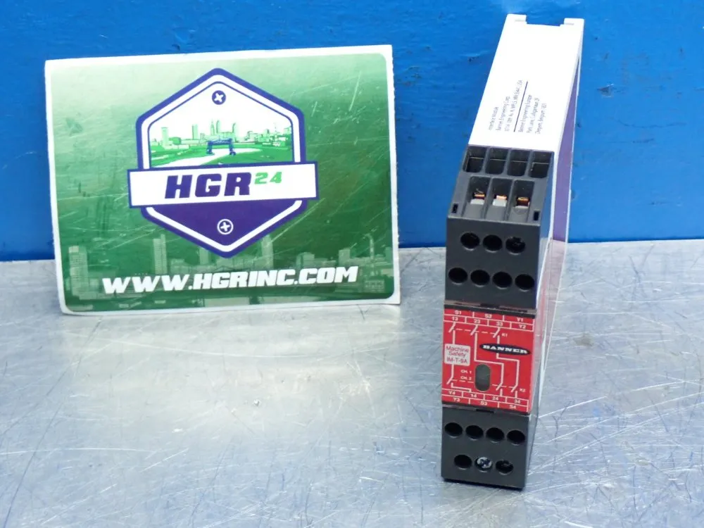 Banner Im-t Series Interface Safety Relay - Im-t-9a