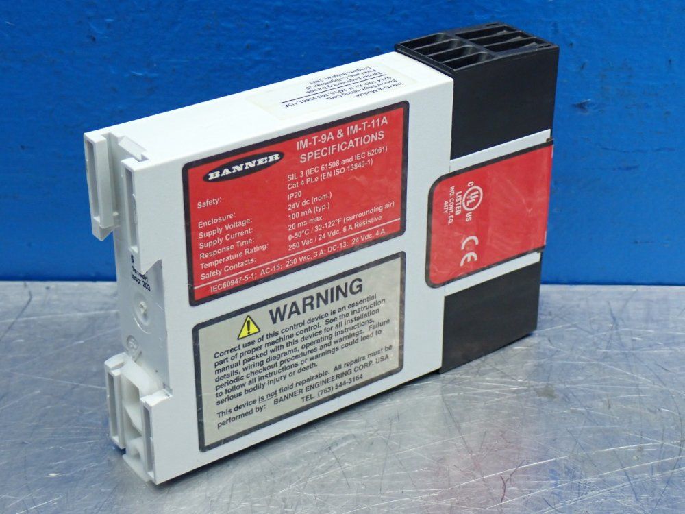 Banner Im-t Series Interface Safety Relay - Im-t-9a