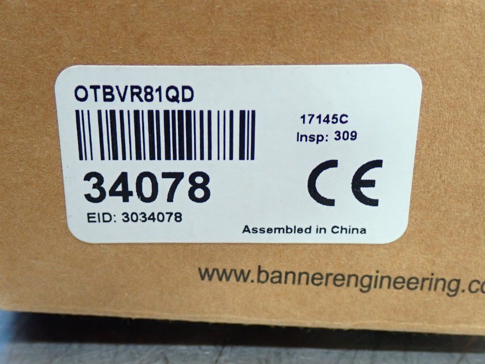 Banner Otb-series Optical Touch Quick-disc Momentary Action Button - 34078