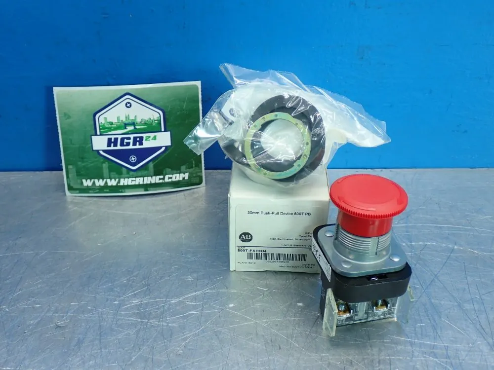 Allen Bradley 30mm E-stop Two-position Button - 800t-fxt6d4