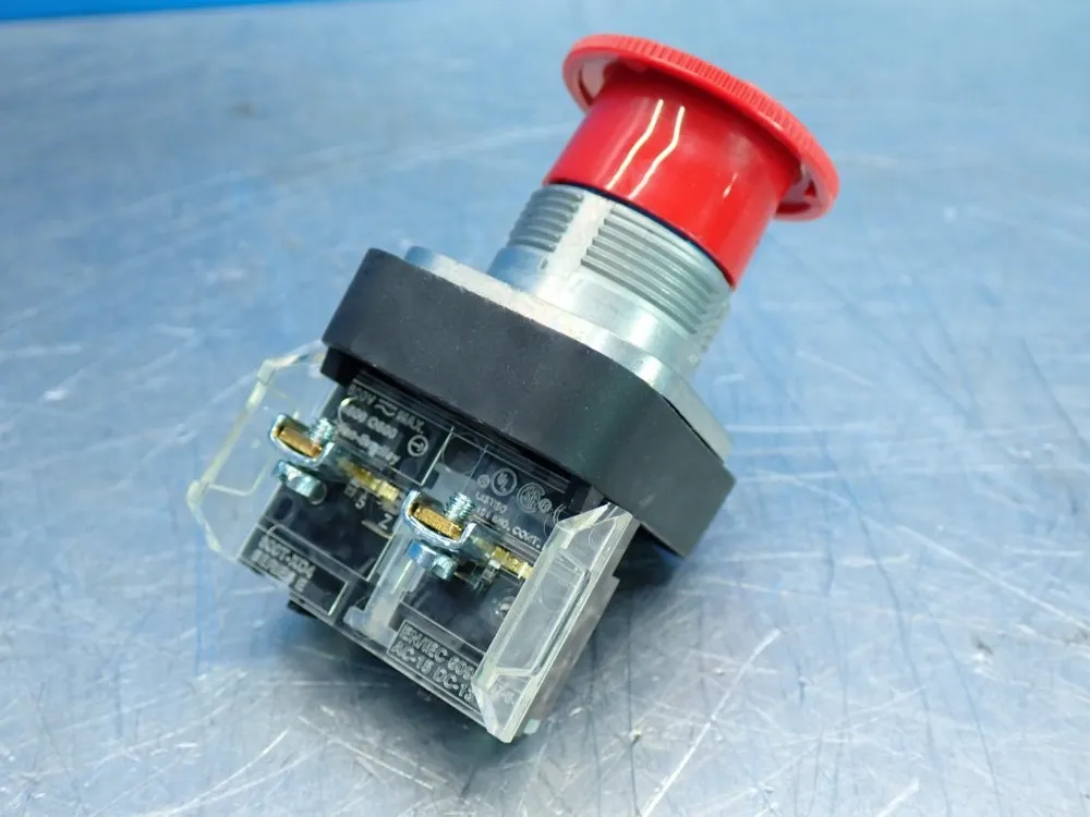 Allen Bradley 30mm E-stop Two-position Button - 800t-fxt6d4