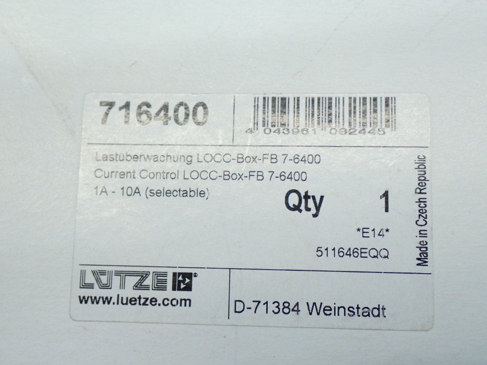 Lutze Electronic Load Monitor Circuit Breaker - 716400