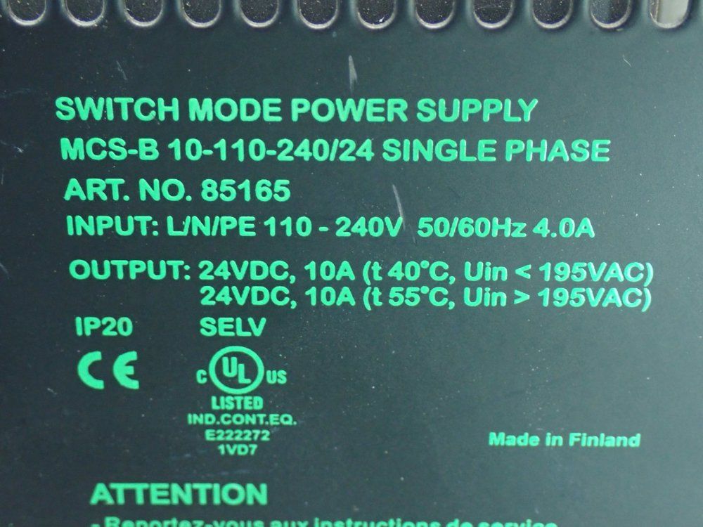 Murr Elektronik Power Supply Unit - 85165