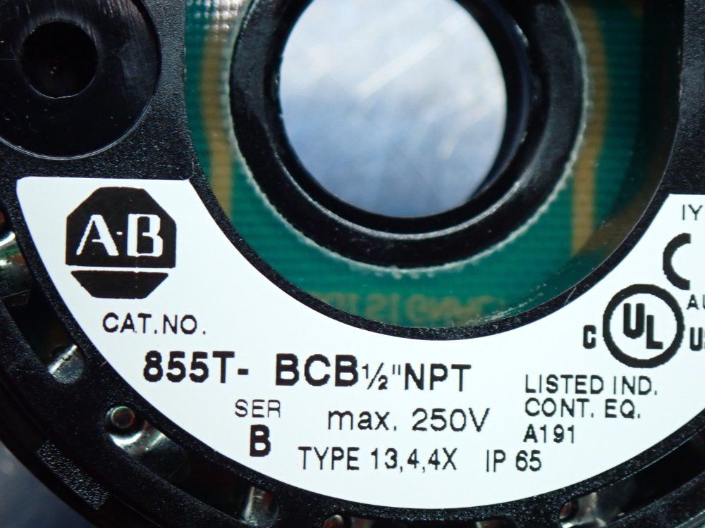 Allen Bradley 1/2 Npt Mounting Base And Cap For Stack Lights - 855t-bcbc