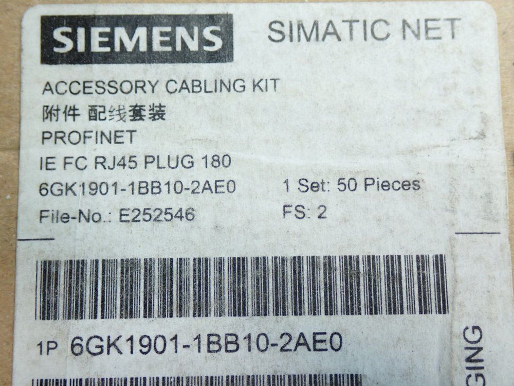 Siemens 10/100mbit/s 6gk-series Ethernet Rj45 Connector, 42pcs - 6gk1901-1bb10-2ae0