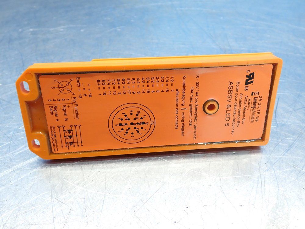 Lumberg Automation 111-series Pluggable Actuator/sensor Distribution Box - 11138