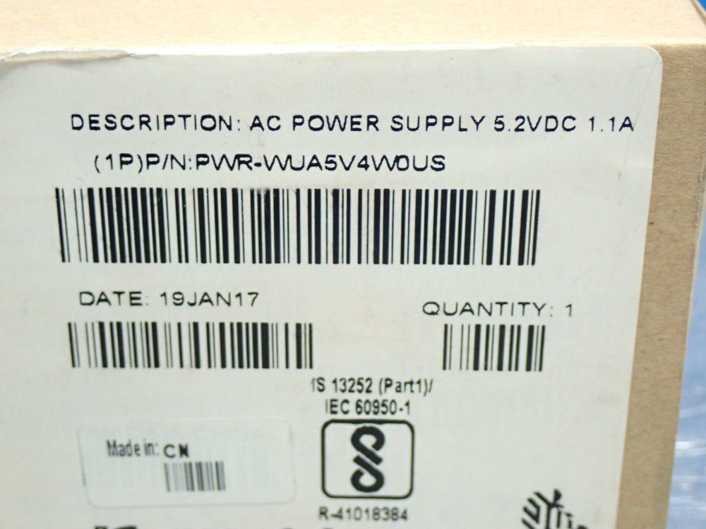 Zebra Level Vi Ac/dc Power Supply - Pwr-wua5v4w0us