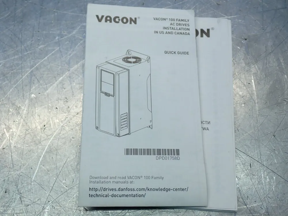 Vacon 100 Flow Frequency Converter - Vacon0100-3l-0016-5-flow+sbf4+ip54+dpap+dlde