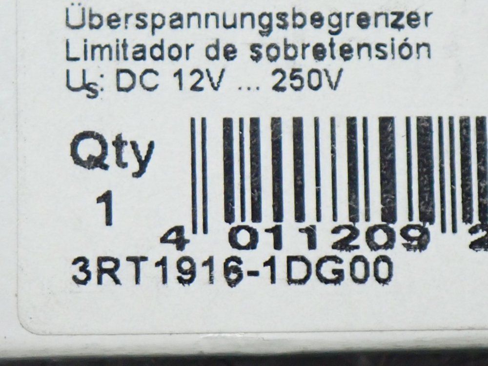 Siemens Interference Suppression Diode, 3pcs - 3rt1916-1dg00