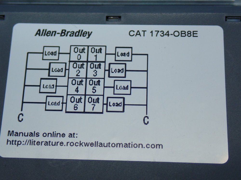 Allen Bradley Enhanced Source Digital Output Module - 1734-ob8e