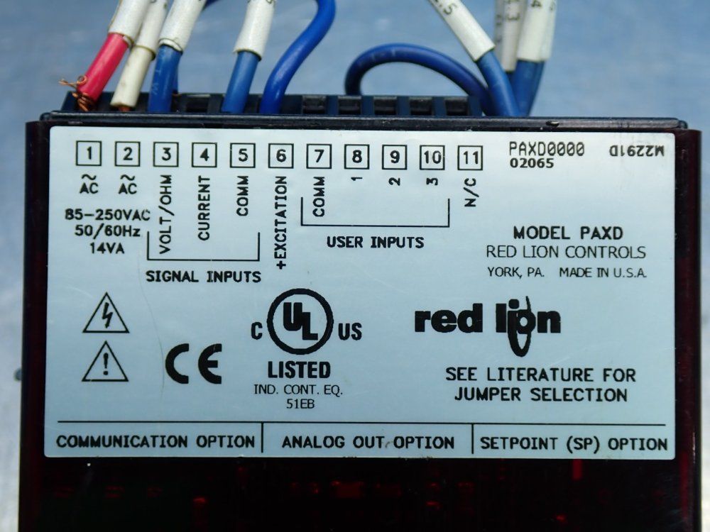 Redlion 5-digit Led Panel Meter - Paxd0000