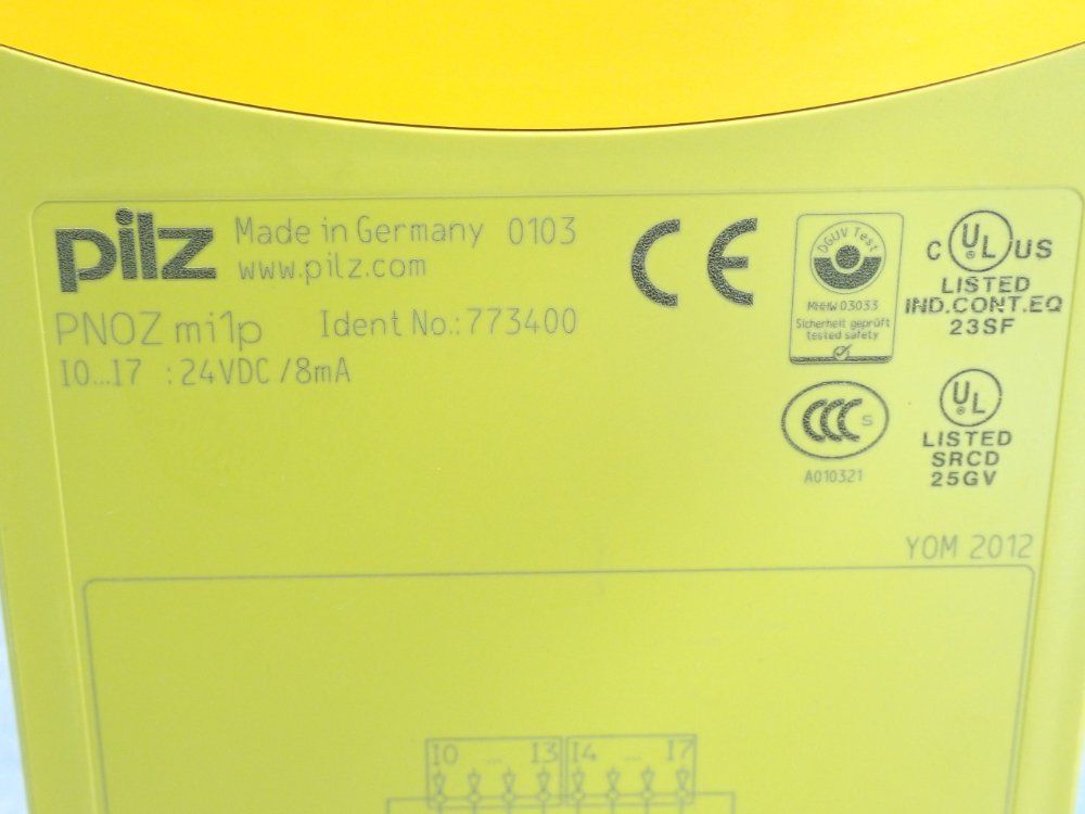 Pilz Pnoz Mi1p Safety Relay Module - 773400