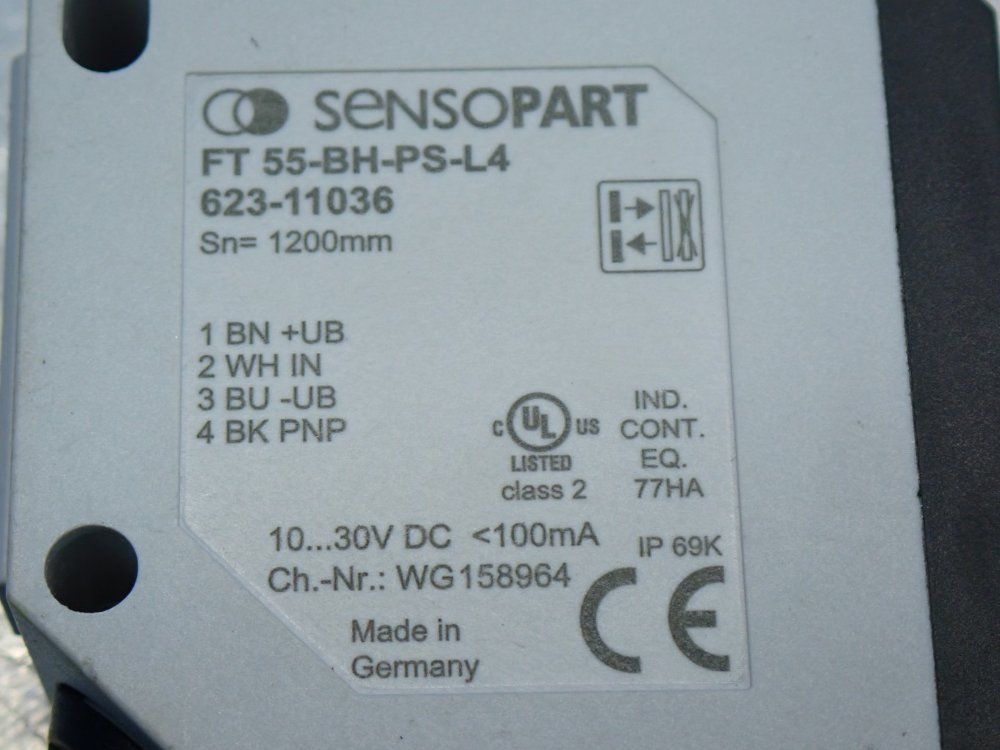 Sensopart Photoelectric Sensor - Ft55-bh-ps-l4623-11036