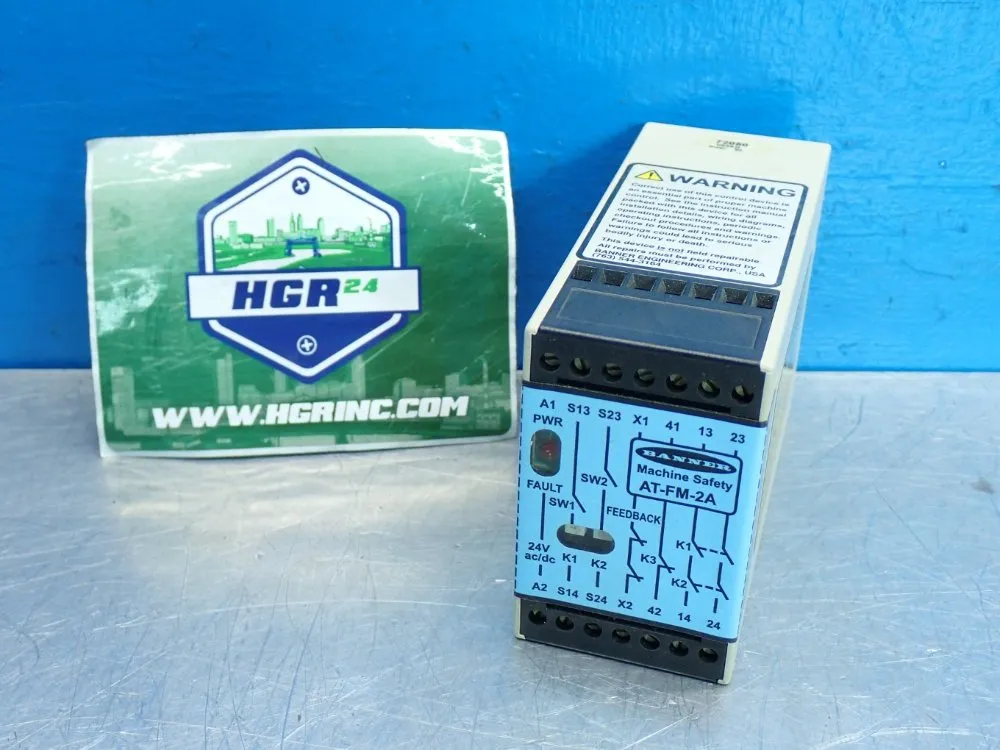 Banner Duo-touch Sg-series Safety Relay - At-fm-2a