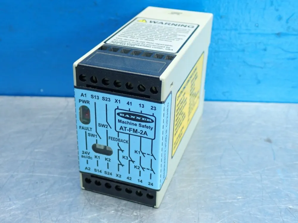 Banner Duo-touch Sg-series Safety Relay - At-fm-2a