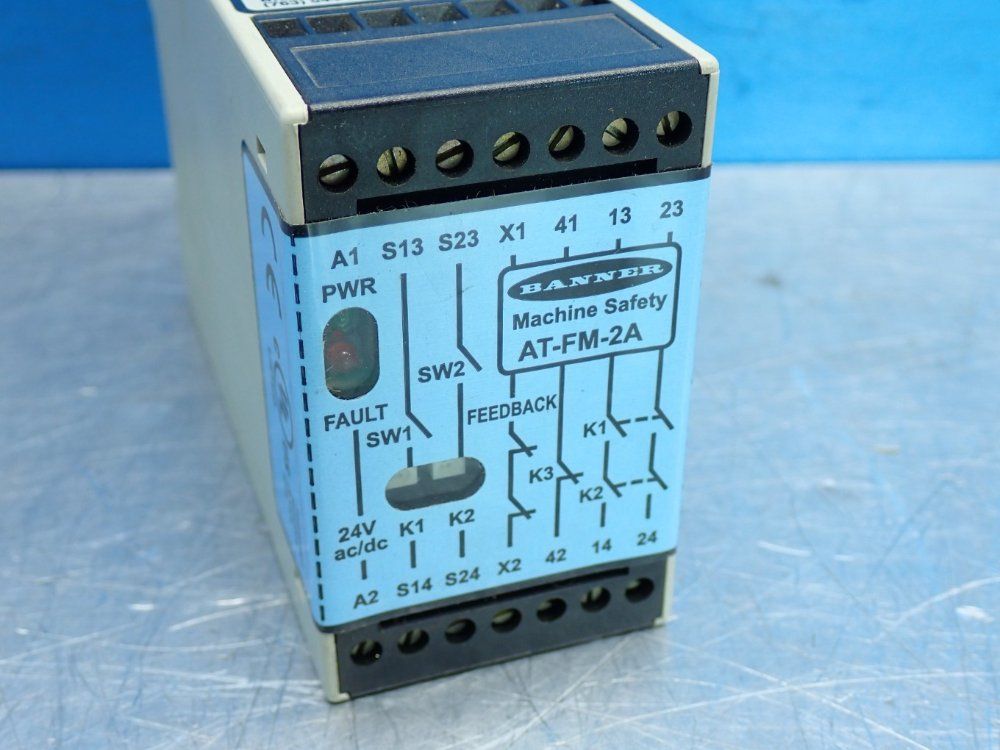 Banner Duo-touch Sg-series Safety Relay - At-fm-2a