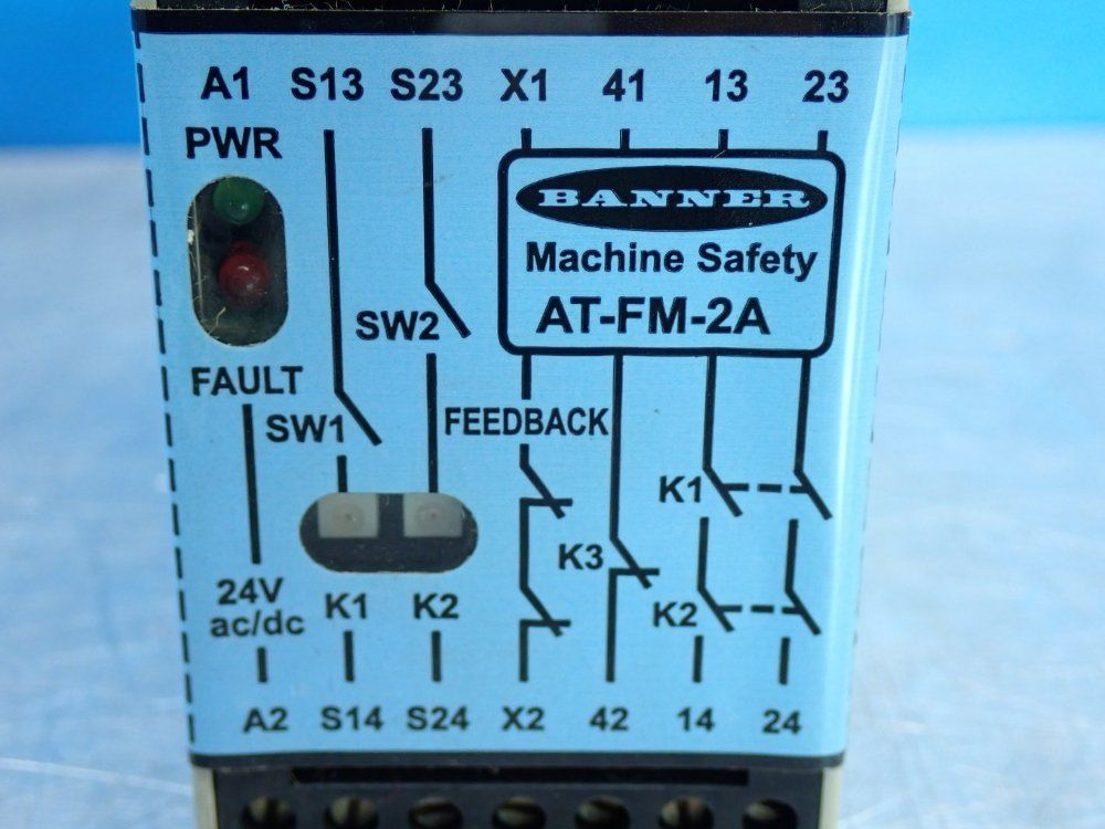 Banner Duo-touch Sg-series Safety Relay - At-fm-2a