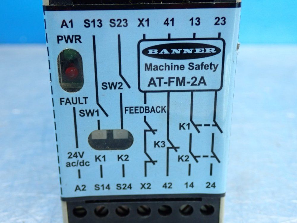 Banner Safety Controller Relay - At-fm-2a