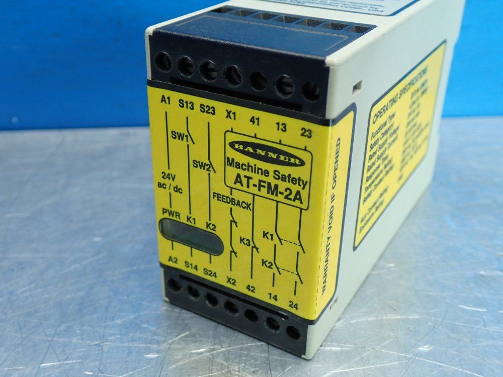 Banner Safety Relay Limit Switch - At-fm-2a
