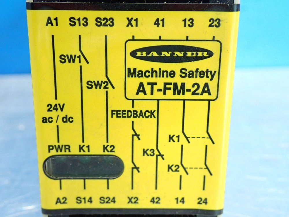 Banner Safety Relay Limit Switch - At-fm-2a