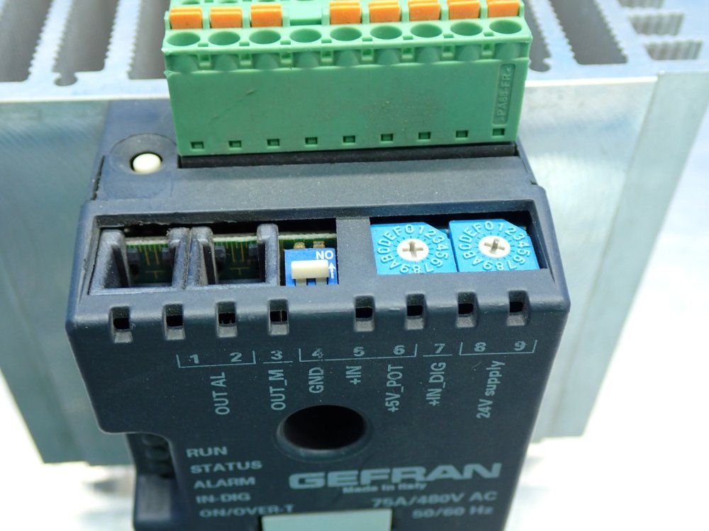 Gefran Gtf Power Controller With Heat Sink - Gtf-75-480