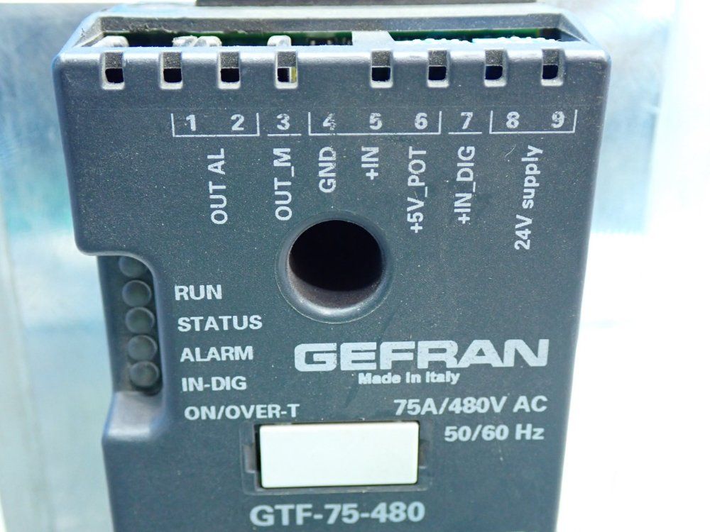 Gefran Gtf Power Controller With Heat Sink - Gtf-75-480