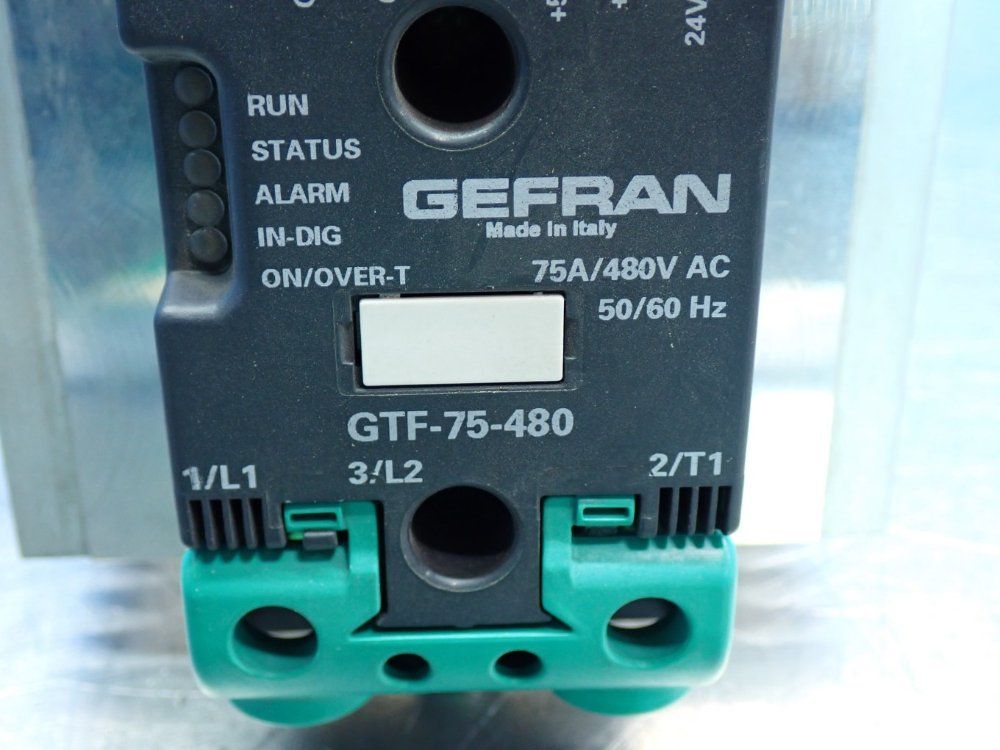 Gefran Gtf Power Controller With Heat Sink - Gtf-75-480