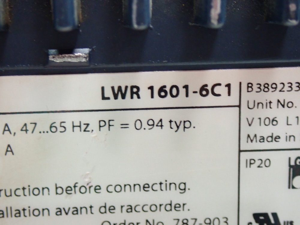 Wago Dc Power Supply Converter, 2pcs - Lwr1601-6c1