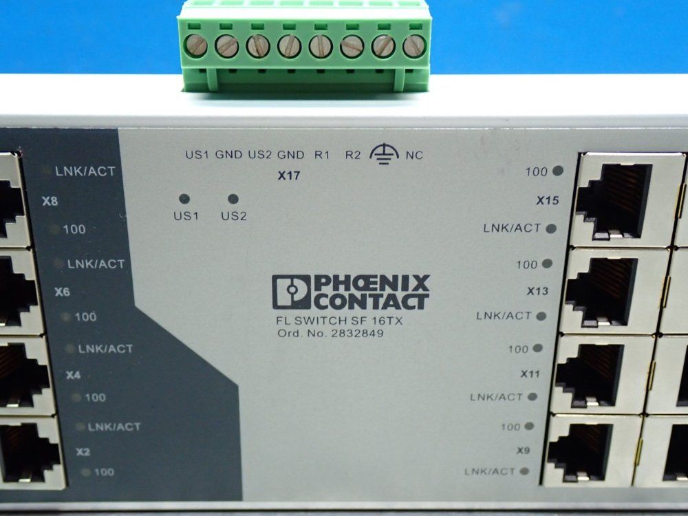 Phoenix Contact 16 Channels Fl Switch Sf 16tx Industrial Ethernet Switch - 2832849