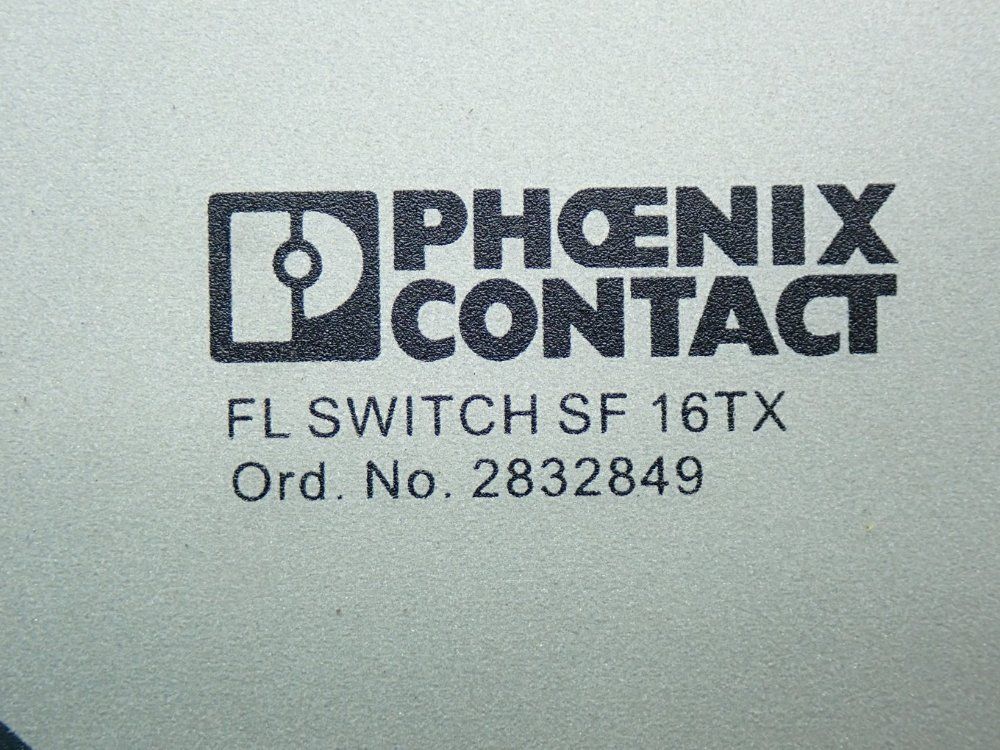 Phoenix Contact 16 Channels Fl Switch Sf 16tx Industrial Ethernet Switch - 2832849