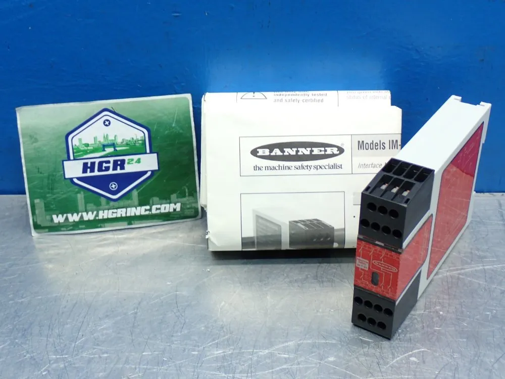 Banner 6a, 24vdc Safety Relay Module - Im-t-9a