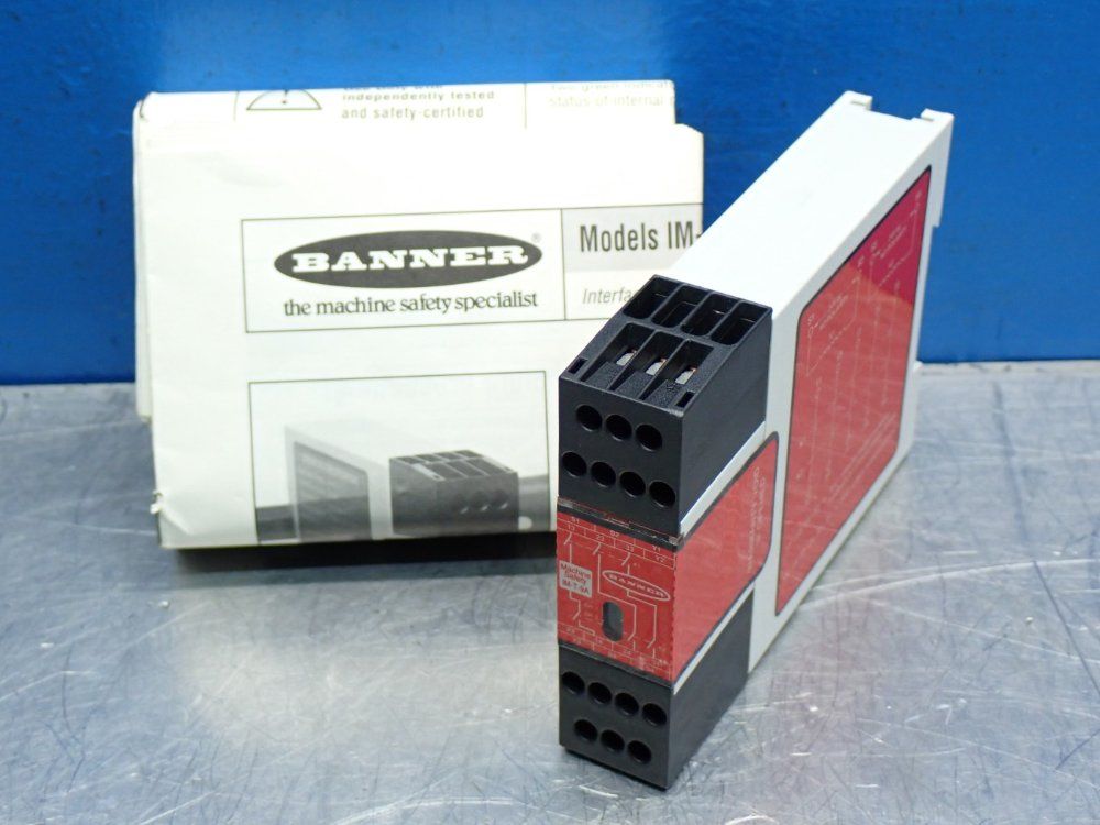 Banner 6a, 24vdc Safety Relay Module - Im-t-9a