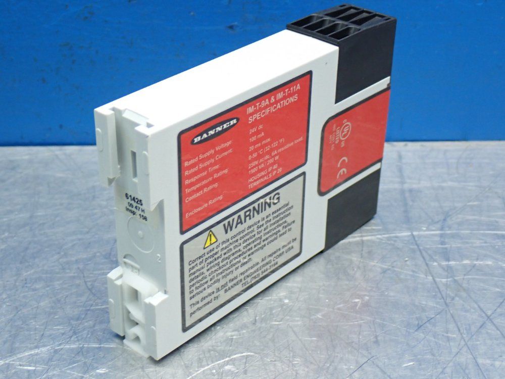 Banner 6a, 24vdc Safety Relay Module - Im-t-9a