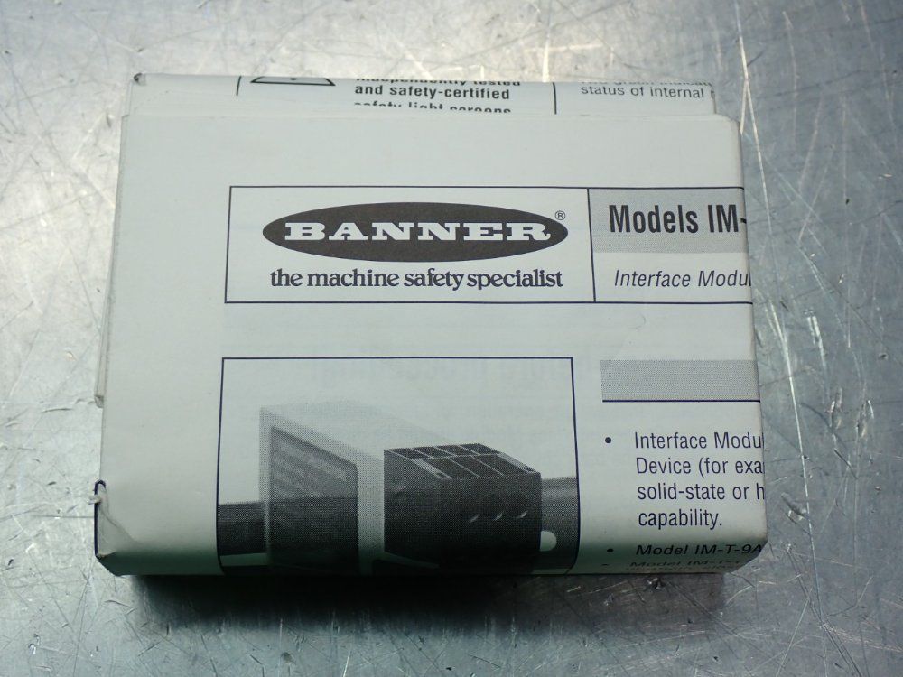 Banner 6a, 24vdc Safety Relay Module - Im-t-9a
