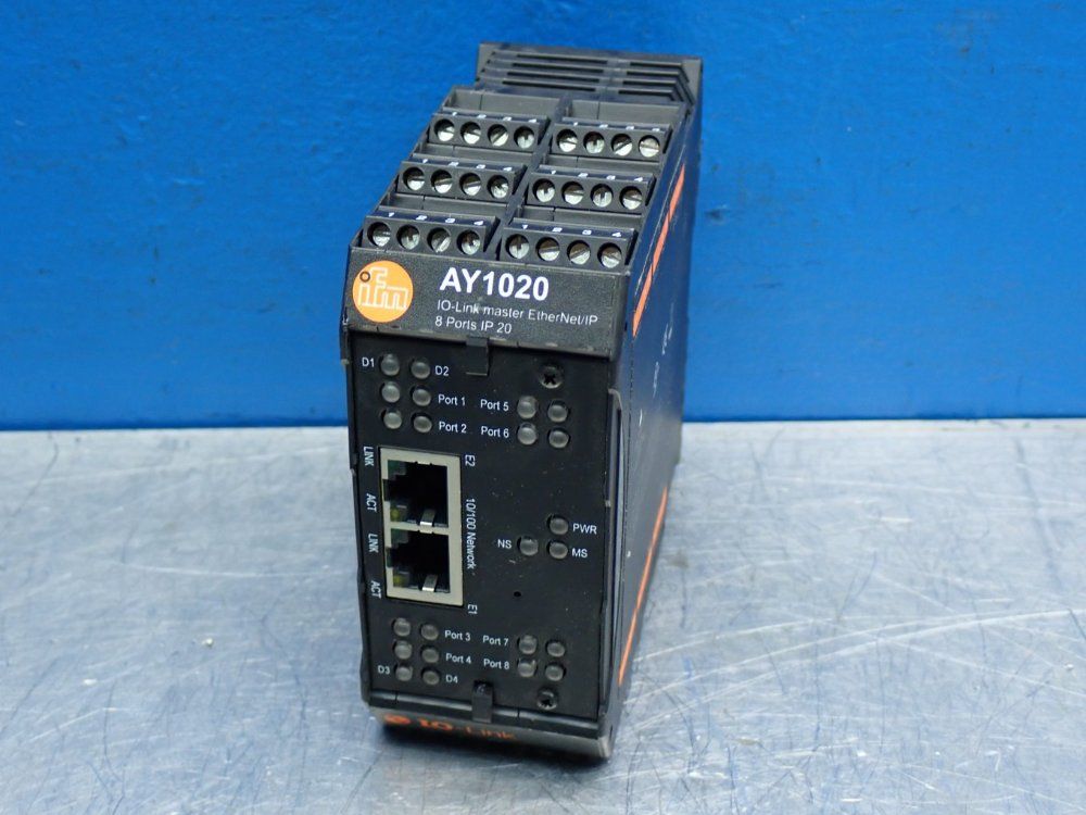 Ifm Io-link Master Ethernet/ip Module - Ay1020