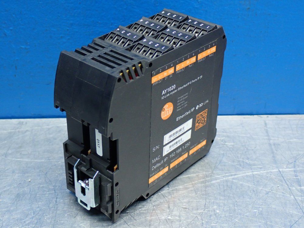 Ifm Io-link Master Ethernet/ip Module - Ay1020