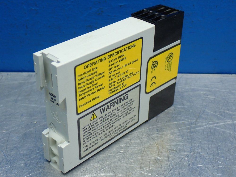 Banner At-series Control Safety Relay Module - At-fm-10k