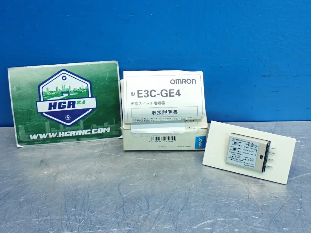 Omron Photoelectric Sensor Switch Amplifer - E3c-ge4