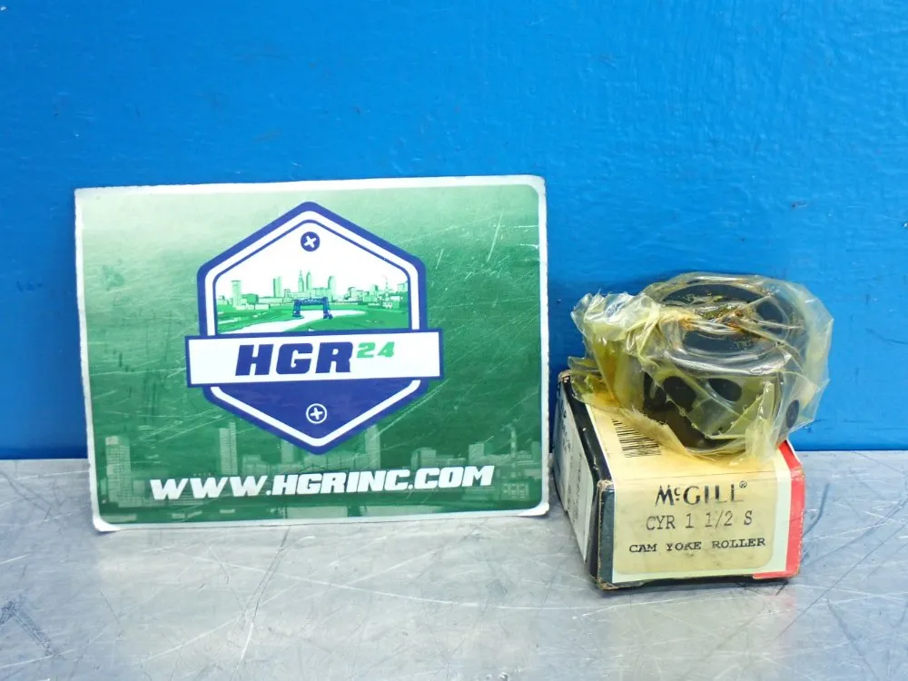 Mcgill 1.5000in Roller Diameter, 0.4375in Bore, 0.8750in Flate Yoke Roller - Cyr11/2s