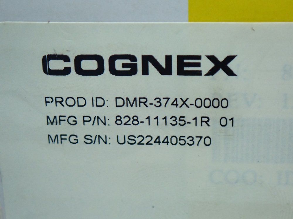Cognex Dataman 370-series Fixed Mount Barcode Scanner - Dmr-374x-0000