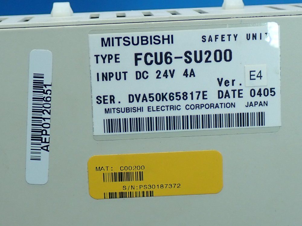 Mitsubishi Spindle Speed Safety Module - Fcu6-su200