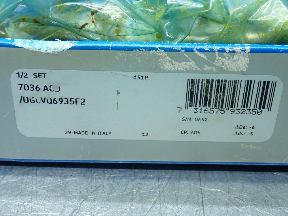 Skf 180mm X 280mm X 46mm Super Precision Bearing. - 7036 Acd / Dgcvq6935f2