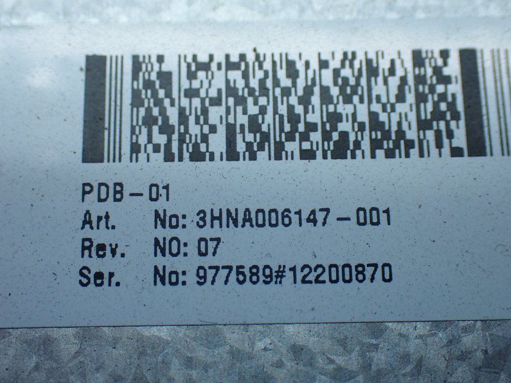 Abb Power Distribution Board. - 3hna006147-001