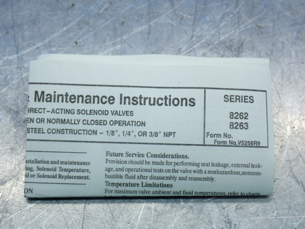 Asco Neoprene Poppet Valve Kit - 304354j