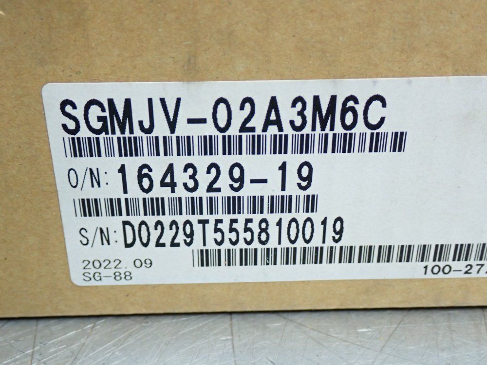 Yaskawa Servo Motor - Sgmjv-02a3m6c